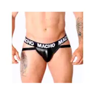 Macho Mx25Nc Jock Black Leather S