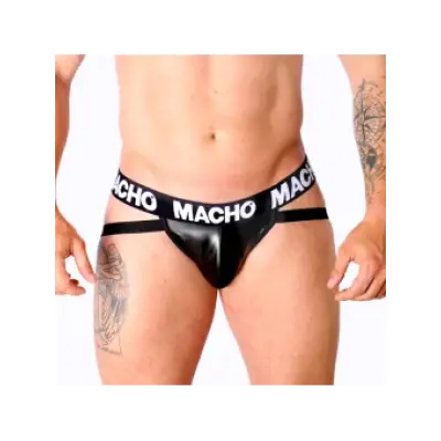 Macho Mx25Nc Jock Black Leather S