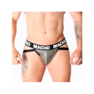 Macho Mx27Gr Jock Leather Gray Beige M
