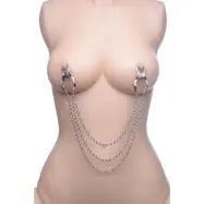 Master Series Affix Triple Chain Nipple Clamps