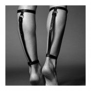 Maze Back Leg Garter Svart