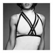 Maze Halter Bra Harness Svart