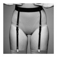 Maze Suspender Belt Svart