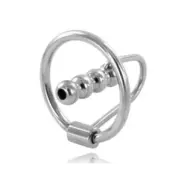 Metal Hard Gland Ring With Urethral Plug 30Mm