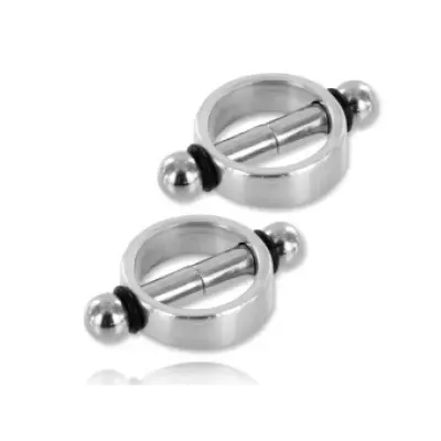 Metal Hard Magnetic Nipple Clamps Pair