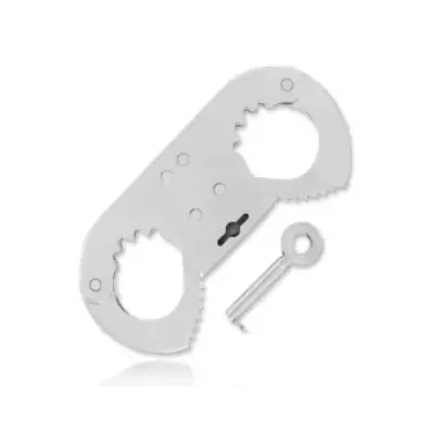 Metal Hard Thumb Cuff Metal Finger Handcuffs