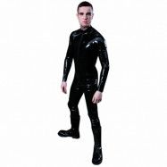 Mister B Rubber Full Bodysuit med Blixtlås     - Svart - S