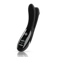 MyStim Tingling Apart eStim Vibrator BLACK