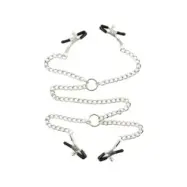 Ohmama Fetish 4 Nipple Clamps With Chains