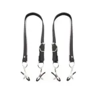 Ohmama Fetish Clitoris Clamps With Leg Straps