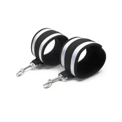 Ohmama Fetish Grey Wrist Cuffs