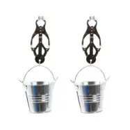 Ohmama Fetish Nipple Clamps With Buckets