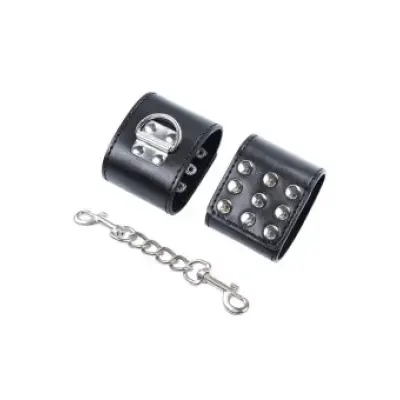Ohmama Fetish Wrist Restraints Snap Fasten Metal