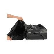 Orion Fetish Collection: Vinyl-påslakan, 135x200 cm, svart