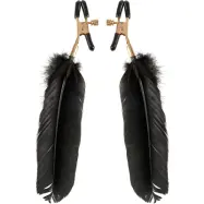 Pipedream Fetish Fantasy: Fantasy Feather Clamps, gold