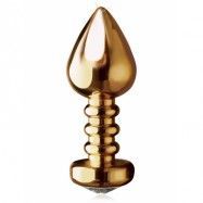 Pipedream Fetish Fantasy: Large Luv Plug, gold