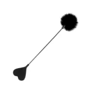 Darkness Black Love Feather Whip 40 Cm