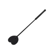 Hidden Desire Crop Whip Heart Black