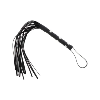 Hidden Desire: Extreme Short Studded Flogger Whip