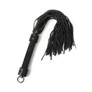 Hidden Desire Genuine Leather Whip 55cm BLACK