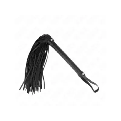 Kink Whip With Black Textured Handle 48.5 Cm