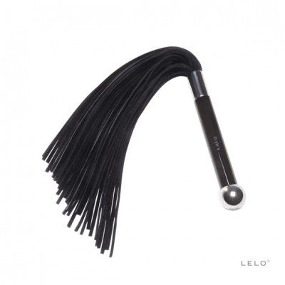 Lelo - Sensua Suede Whip Black - Lyx Flogger