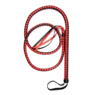 Long Whip Black& Red 210 cm