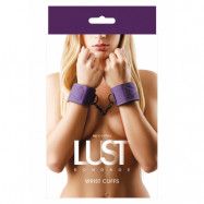 LUST BONDAGE WRIST CUFFS PURPLE