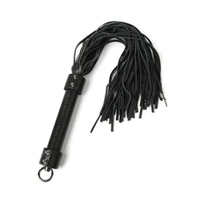 Hidden Desire Genuine Leather Whip 55Cm Black