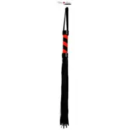 Mon Amie Suede Whip Long Black/Red