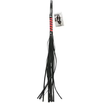 Red&Black Stripe Flogger