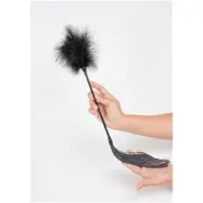 Secret Play Feather Tickler & Whip Black