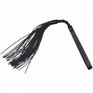 Sex & Mischief Konstläder Noir Whip Flogger 45,5 cm - Black