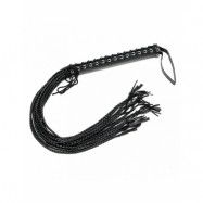 Whip Of 12 Plaited Strings Black