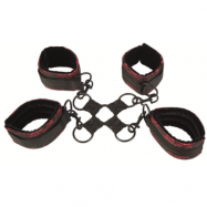 CalExotics Scandal Hog Tie Kit   - Svart