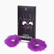 Secret Play Fuzzy Handcuffs Purple