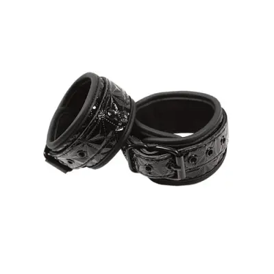 Sinful Wrist Cuffs Black