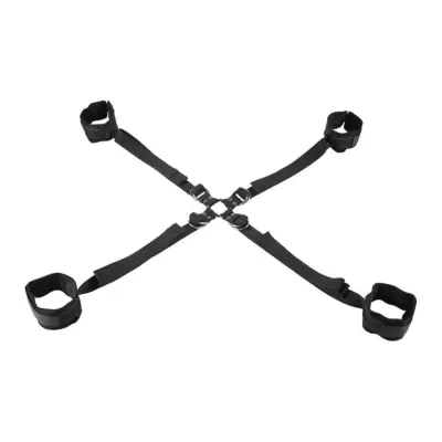 Sportsheets Velvet Noir Justerbart Hogtie Set