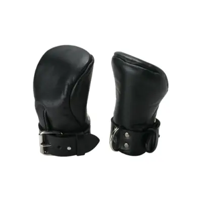 Strict Leather Deluxe Padded Fist Mitts - M/L / Black