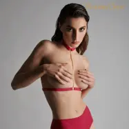 Tapage Nocturne Harness Red One Size