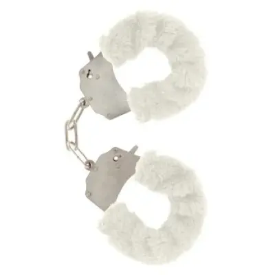 Toyjoy Furry Fun Cuffs Bondage White