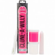 Clone-A-Willy DIY Homemade Dildo Clone Kit Glow In The Dark Pink - Rosa