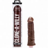 Clone-A-Willy DIY Homemade Dildo Clone Kit Deep Skin Tone - Brun