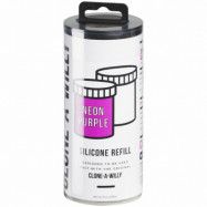 Clone-A-Willy Neon Purple Silikon Refill - Lila