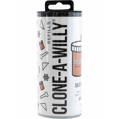 Clone-A-Willy: Silicone Refill, mörkare hudfärg