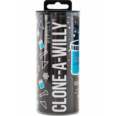 Clone-A-Willy: Silicone Refill, självlysande, blå