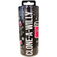 Clone-A-Willy: Silicone Refill, självlysande, rosa