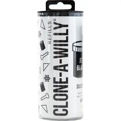 Clone-A-Willy: Silicone Refill, svart