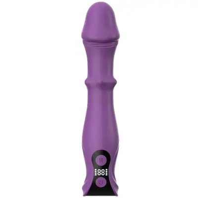 3-in-1 Vibrating Dildo With LCD Display