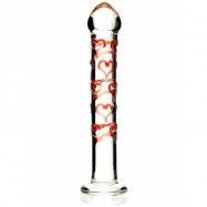 Adam & Eve: Red Hearts, Glass Dildo